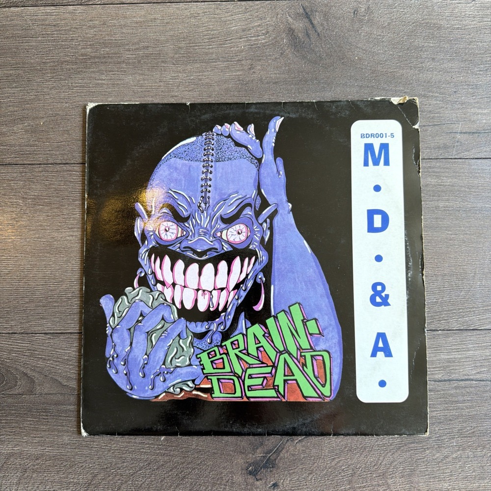 MD&A Drifting Away Brain Dead Records Hardcore Gabber 1997 Vinyl Electronic RARE
